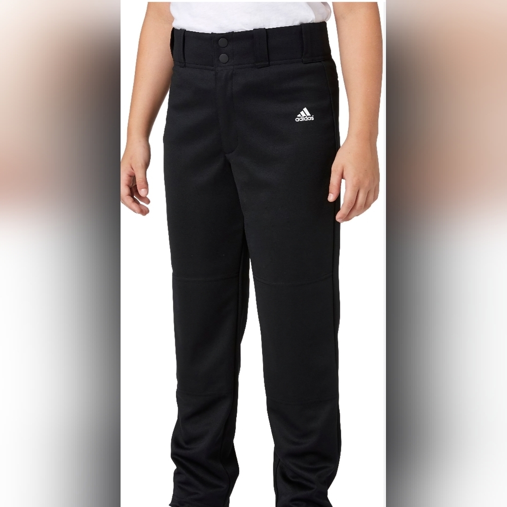 #1650 Adidas Black Baseball/ Softball Comfortable Joggers Style Sz. M